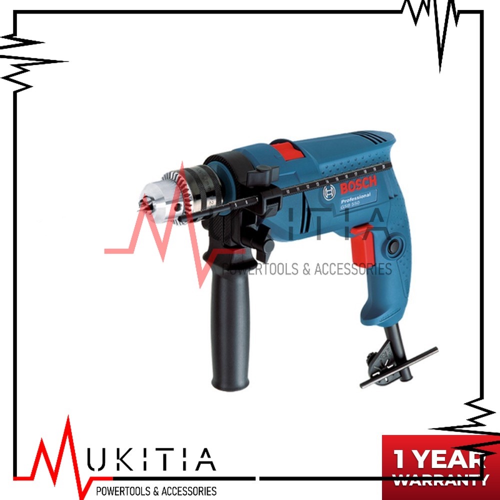 Mesin Bor Bosch 13mm GSB 550 GSB550 13MM Bor Tembok Bor Beton Impact Drill Bosch