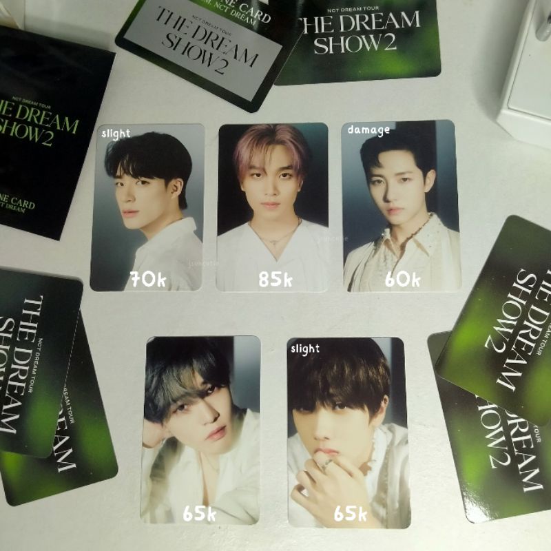 photocard jeno haechan renjun chenle jisung konsep fortune scratch tds 2 the dream show nct dream