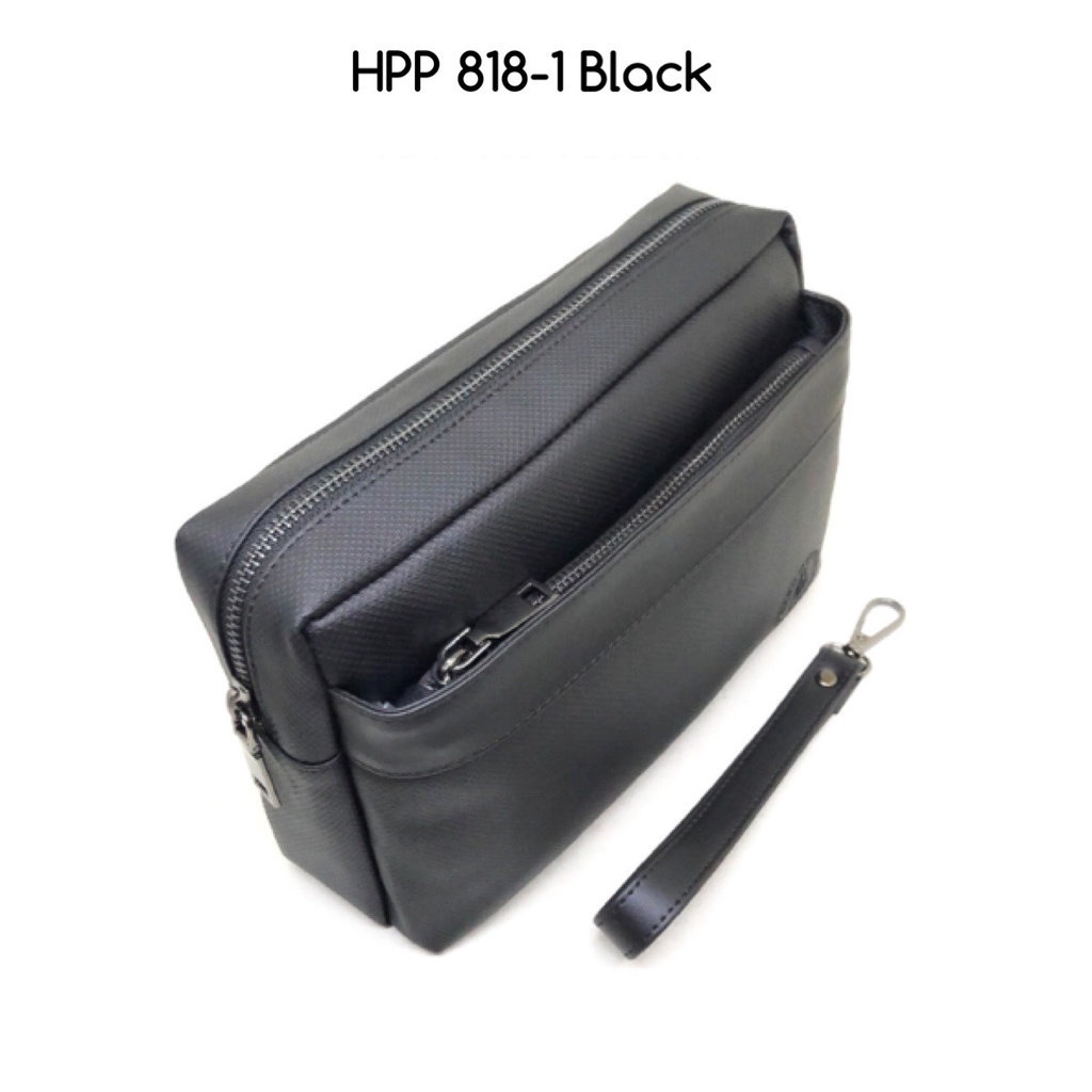 dompet hush puppies 818-1 black premium quality dompet cowok dompet pria dompet murah dompet import