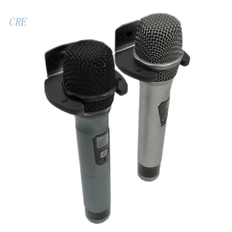 Cre Microphone Mic Mount Holder Klip Berdiri Made in Silikon Plat Besi Tertutup