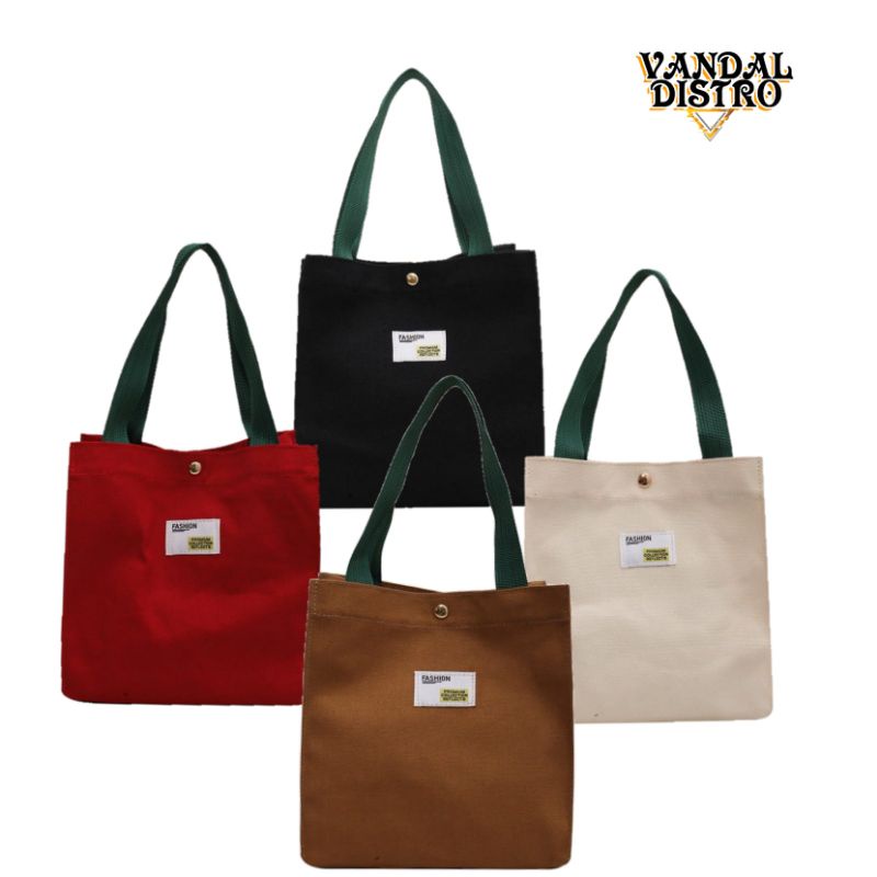 Tote Bag Kotak Warna Murah /Tas Jinjing Termurah /Totebag /Tas Wanita /Tas Sekolah Murah