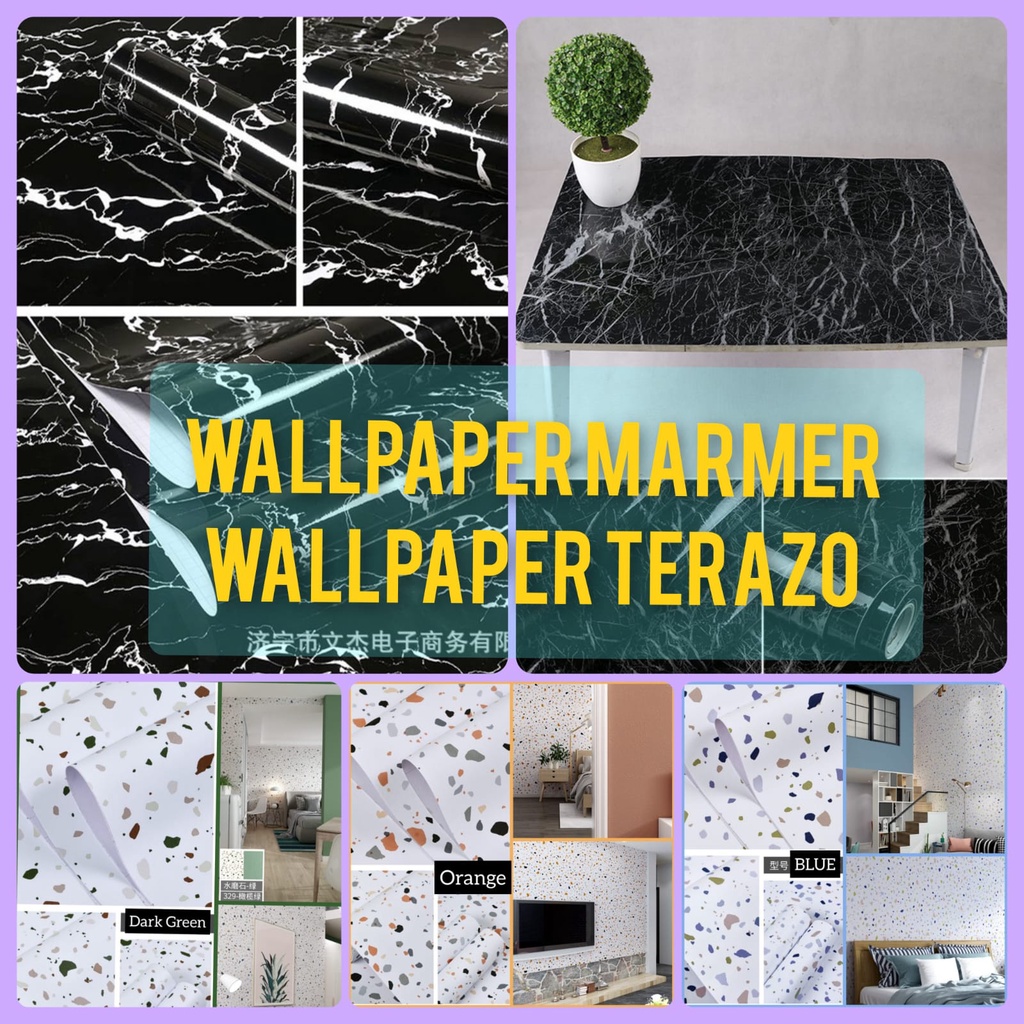 LUCKY CAT - WALLPAPER KERAMIK MARMER | WALLPAPER GLOSSY MARBEL | WALLPAPER DINDING TERAZO | WALLPAPE