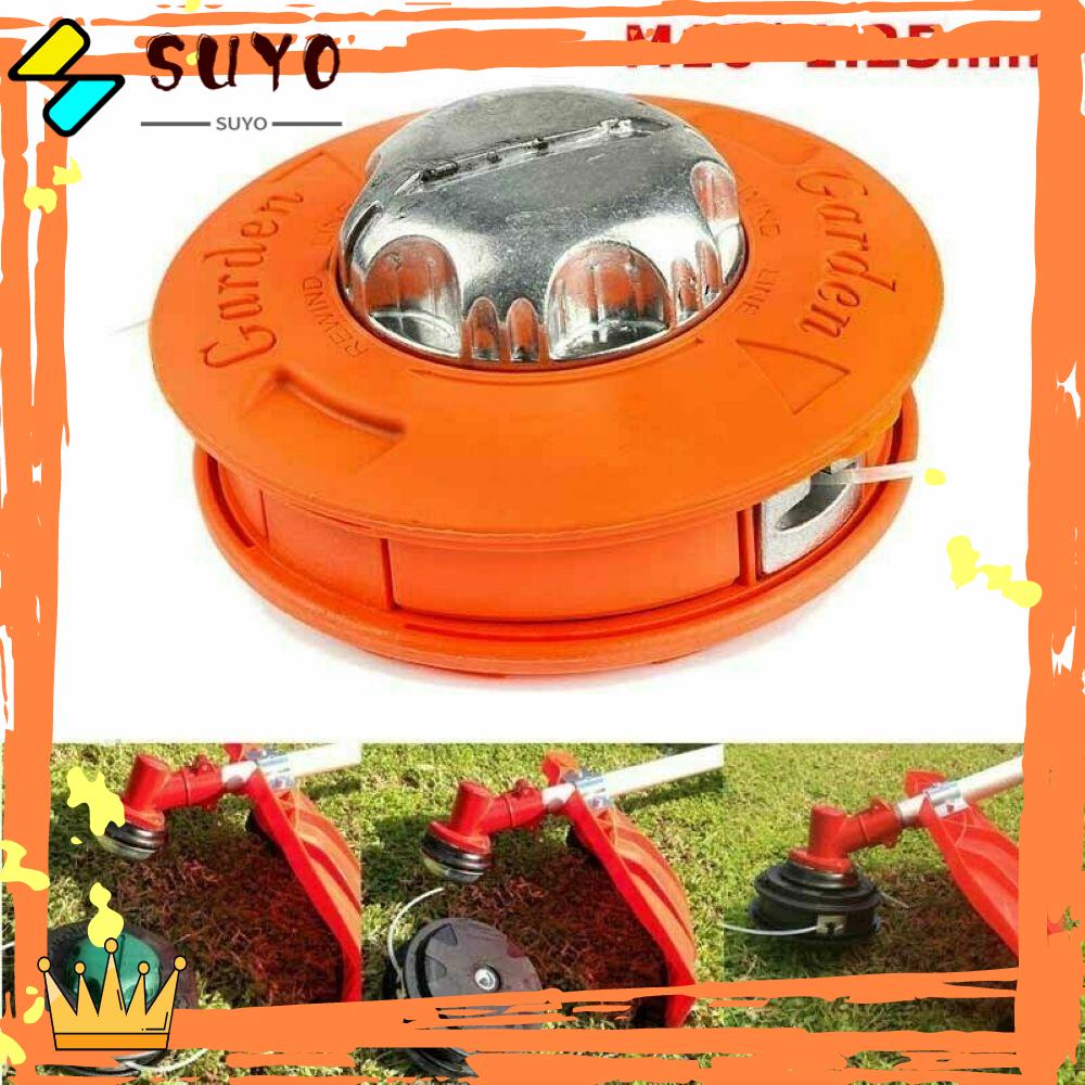 Suyo Trimmer Head Mesin Potong Rumput Universal Gulungan Pakan Benjolan Aluminium