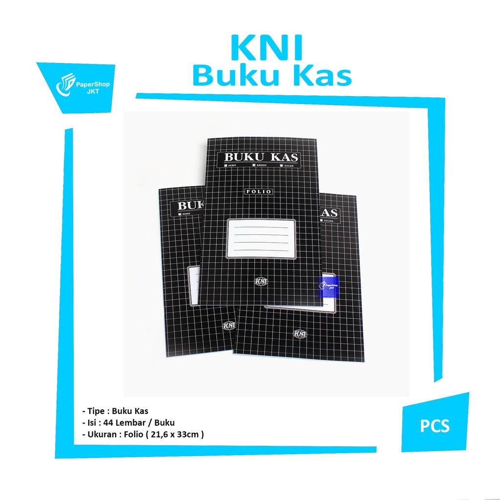 

KNI - Buku Tulis Kas Folio - Pcs