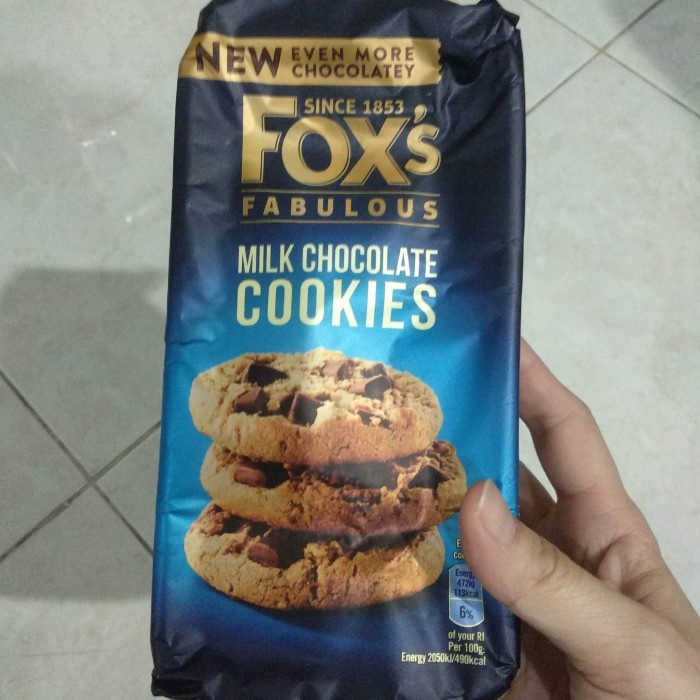 

[BC] [BISA COD] Fox's Fabulous Chocolate Cookies 180Gr - Milk EXP 03/23