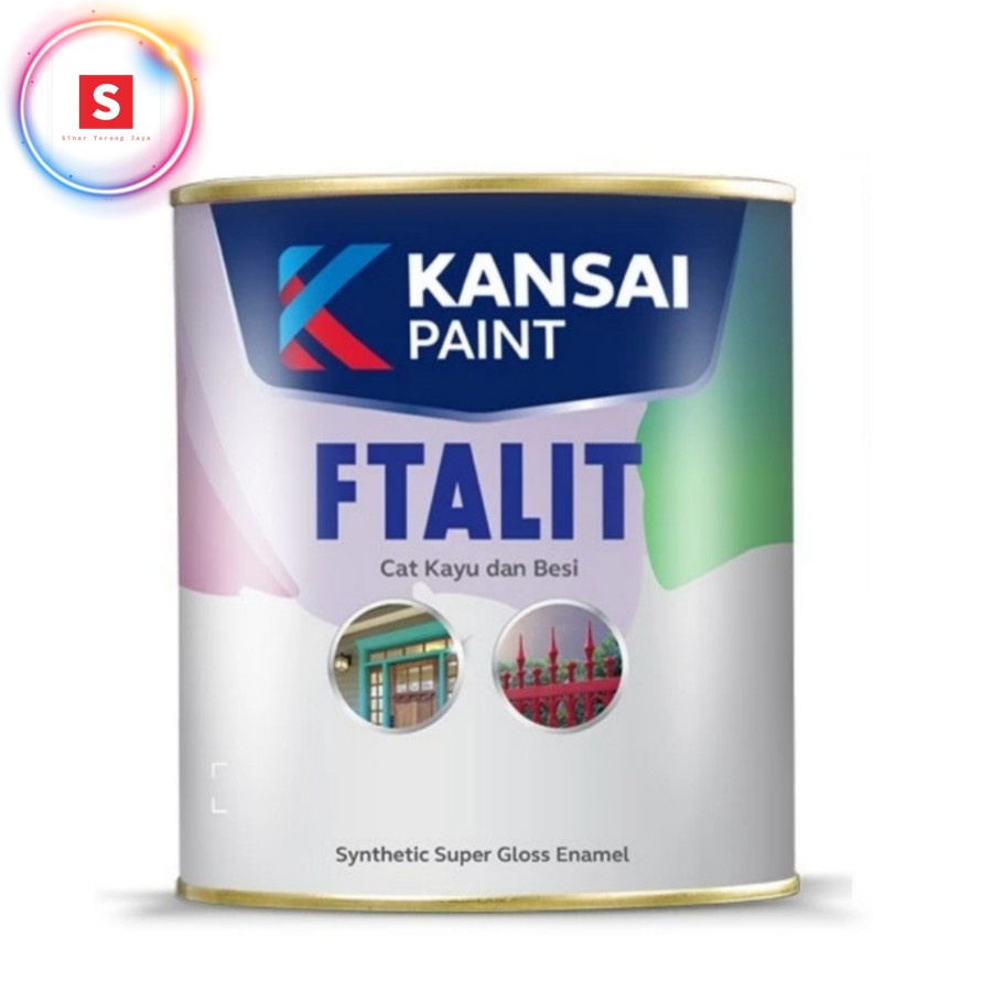 CAT FTALIT GLOSS CAT KAYU DAN BESI 1 KG