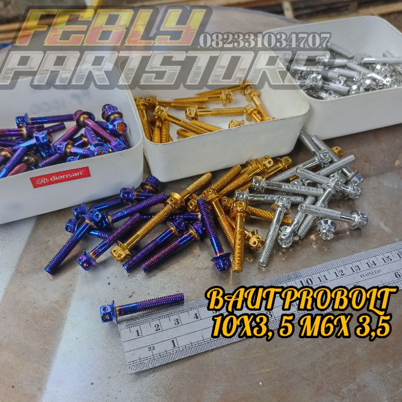 BAUT M 6 X 35 DRAT 10 X 35 BAUT PROBOLT M6X35 DRAT 10X35 BAUT PROBOLT STAINLESS M6X3, 5 DRAT 10X3, 2