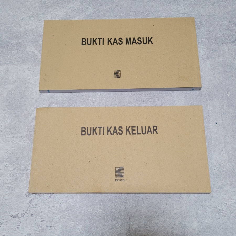 Buku Bukti Kas Keluar Masuk 1/3 Folio 1 Ply / Rangkap 1