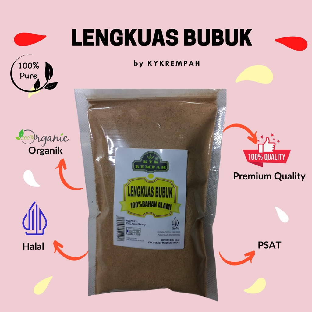 

LENGKUAS BUBUK [100 GRAM] LAOS BUBUK