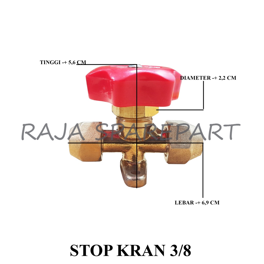 VALVE STOP KRAN/KRAN/GLOBE VALVE/ STOP KRAN 3/8