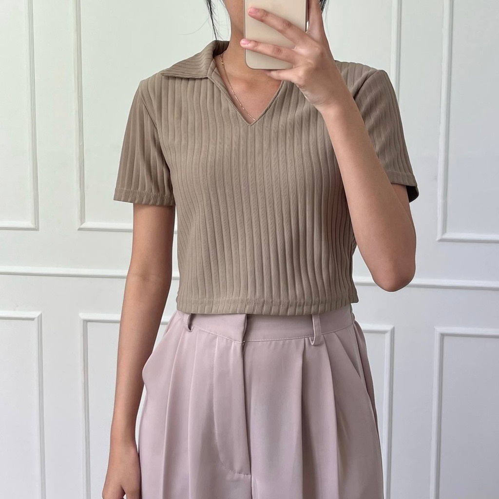 GFS DISTY HORNET KNIT TOP KAOS WANITA