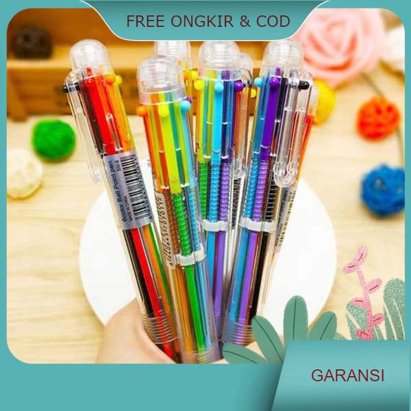 

Pena Ballpoint Multi Warna 6 in 1