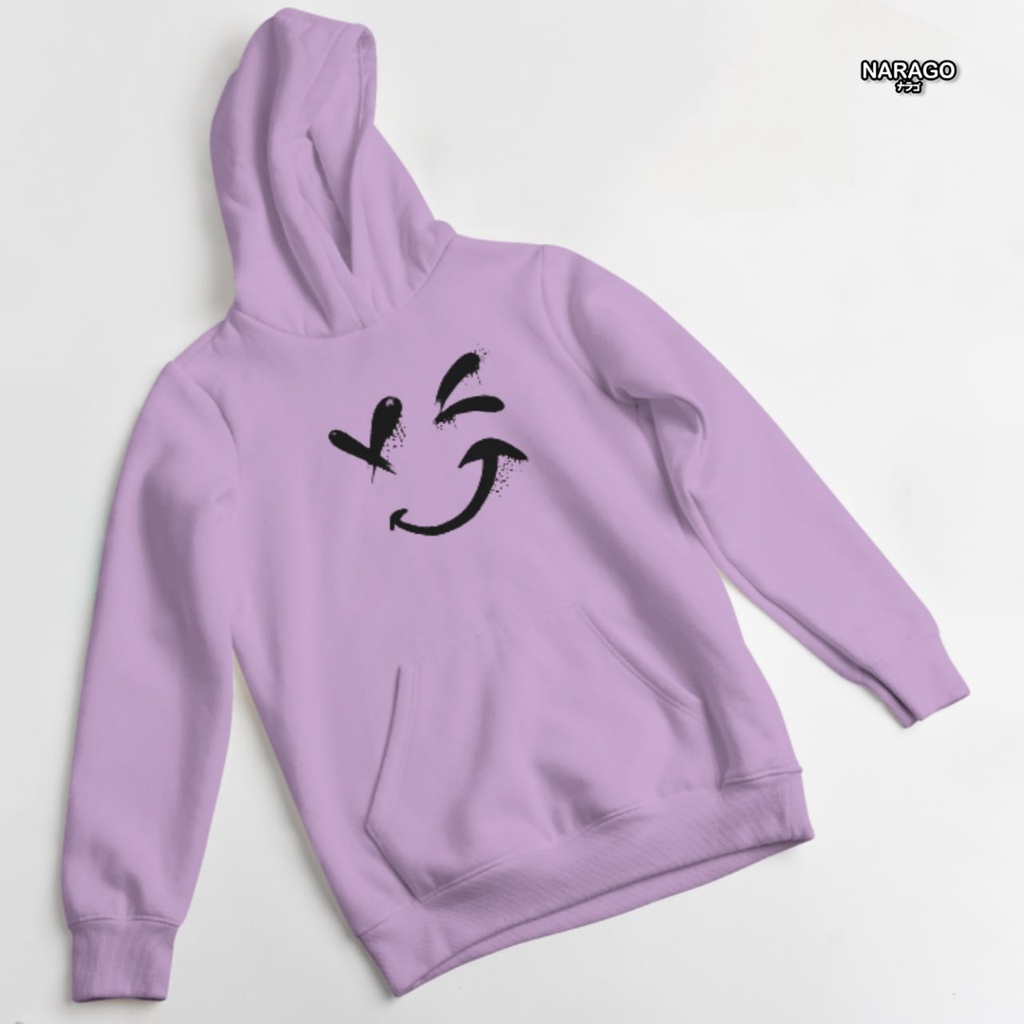 Nara.Grosir - Hoodie Jumper Winking l Sweater Hodie Unisex