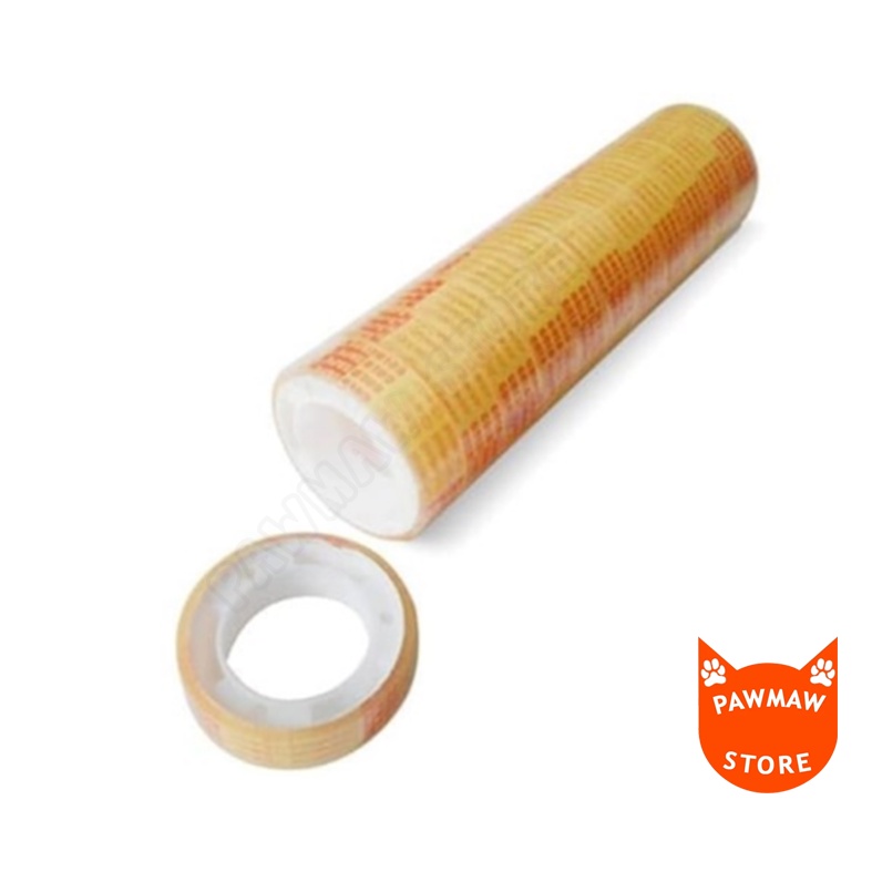 Isolasi kado Bening Goldtape Kecil 12mm 1/2 inch ( PACK Slop )