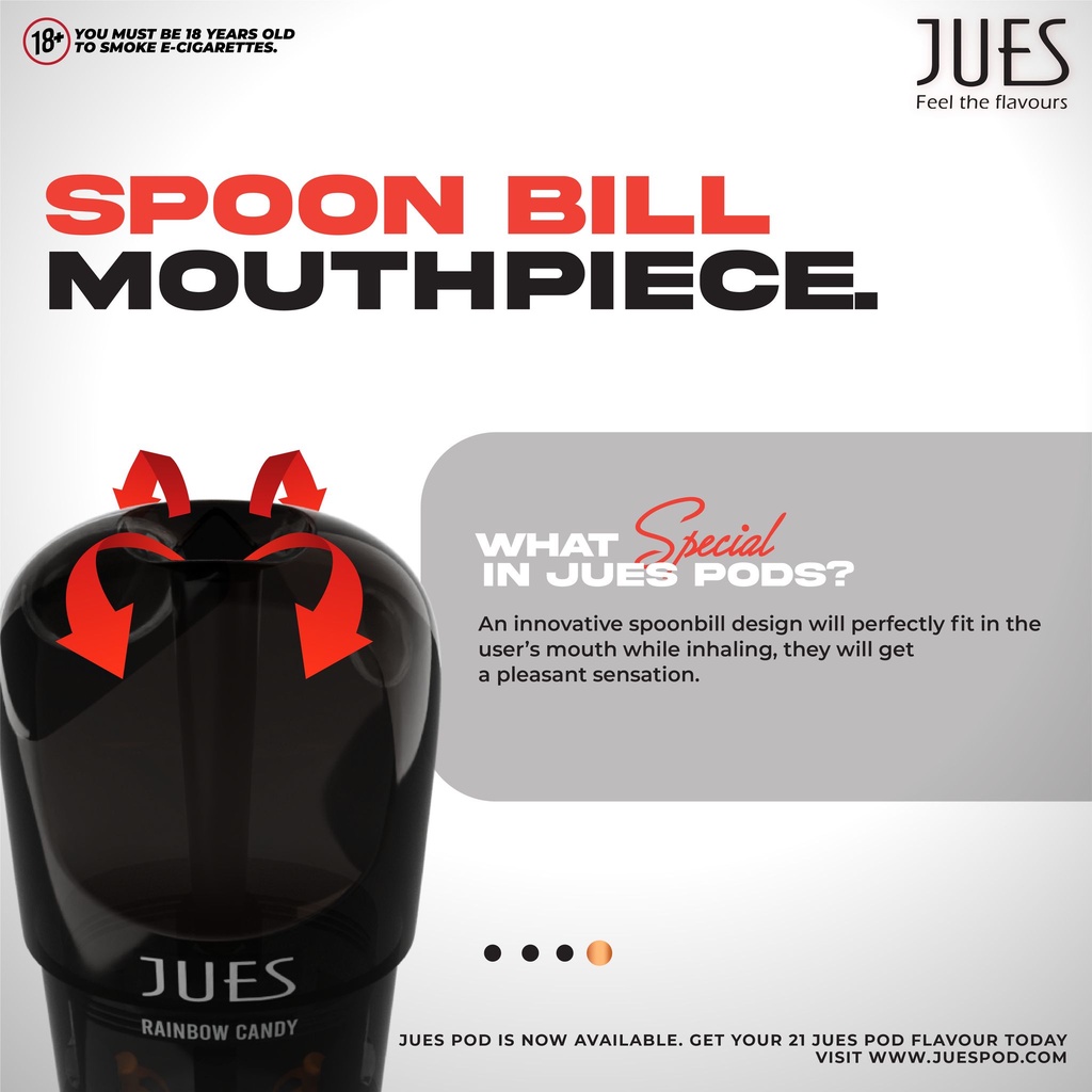 JUES Pod Pro Ceramic Original - Passion Fruit (RELX Infinity Essential Compatible)