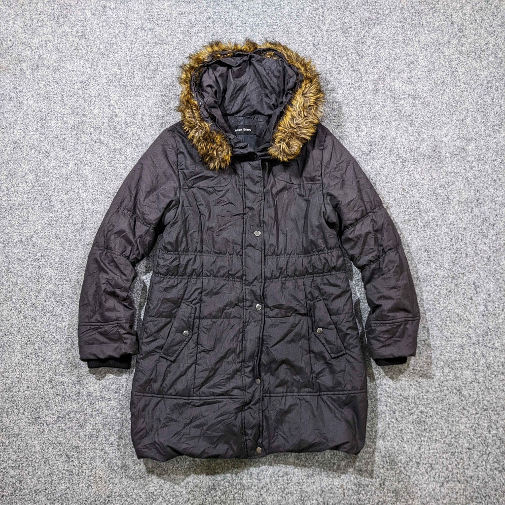 Aller Bien - Jaket Parka Wanita Down Dacron Hangat Tebal Winter Musim Dingin Second Bekas Original -