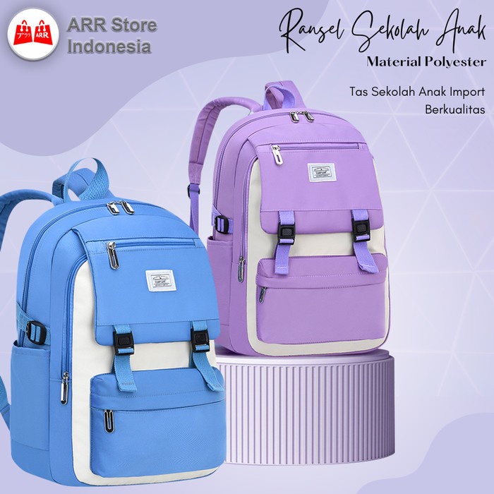 Tas Ransel Anak Backpack Sekolah Anak Cowok Cewek TK SD Premium