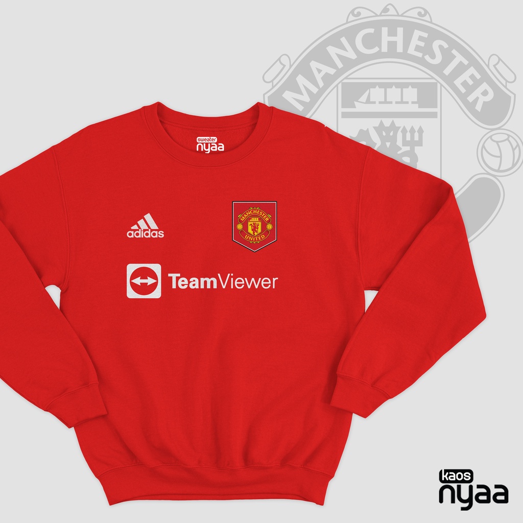 SWEATER CREWNECK MANCHESTER UNITED TERBARU 2022/2023 / KAOSNYAA