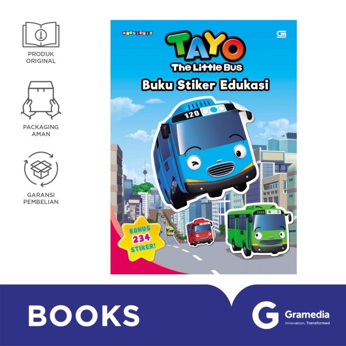 

Tayo The Little Bus: Buku Stiker Edukasi