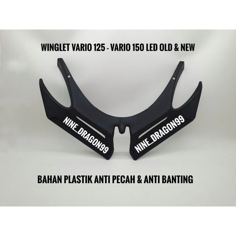 Winglet Vario 125 Vario 150 Old &amp; New Bahan Anti Pecah