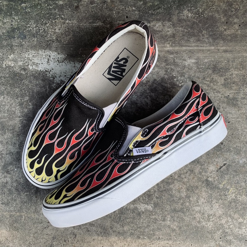Vans Slip On Mash Up Flame