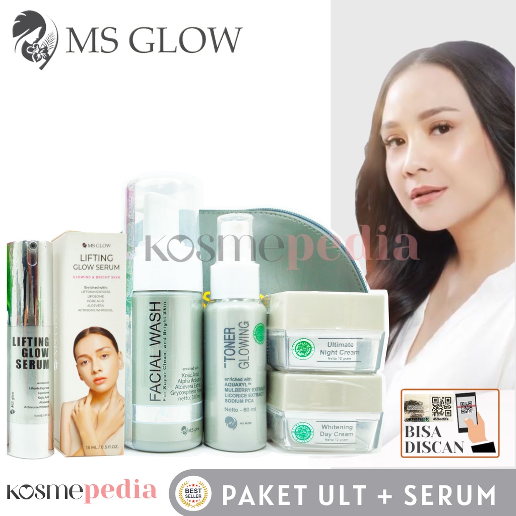 MS GLOW PAKET ULTIMATE SERIES FLEK HITAM SERUM LIFTING MSGLOW ORIGINAL BY CANTIK SKIN CARE
