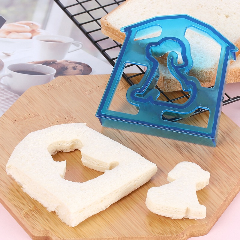 Cetakan Pemotong Makanan Roti Biskuit Sandwich DIY Tool Biscuits Mold Gift Kids Lunch Maker Cute Shape Kitchen Gadget