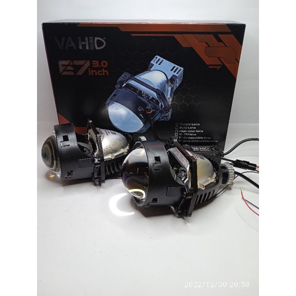vahid E7 3 inch untuk shoket H4 harga satu pasang