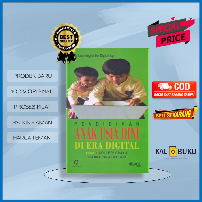 Buku Pendidikan Anak Usia Dini PAUD di Era Digital karya Pengarang Collete Gray & Ioanna Palaiologou