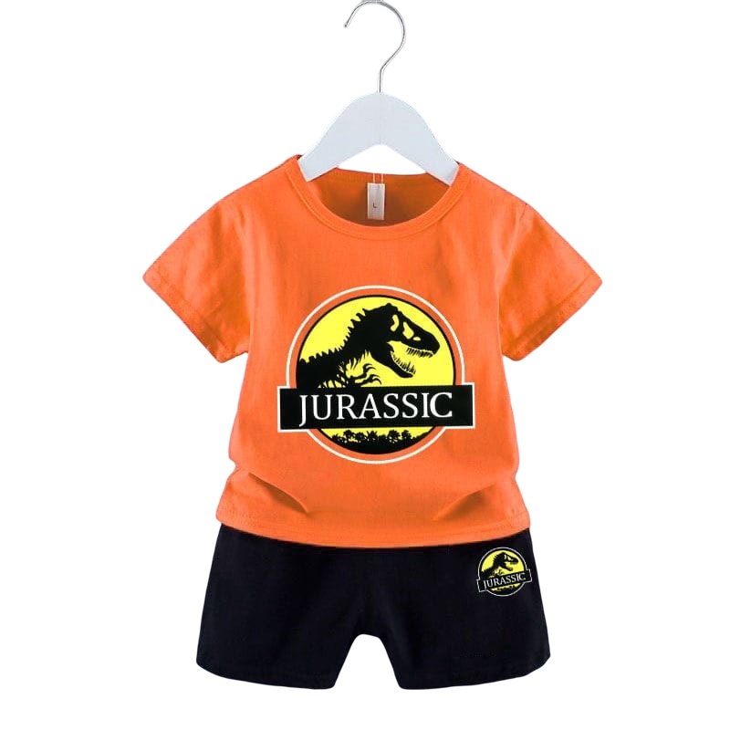 IL - SETELAN UNISEX ANAK JURASSIC DINO / SET ANAK DINO / SET ANAK LAKI LAKI