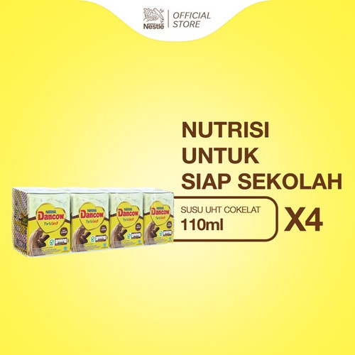 

DANCOW FortiGro Susu UHT Anak Rasa Cokelat 4 x 110ml