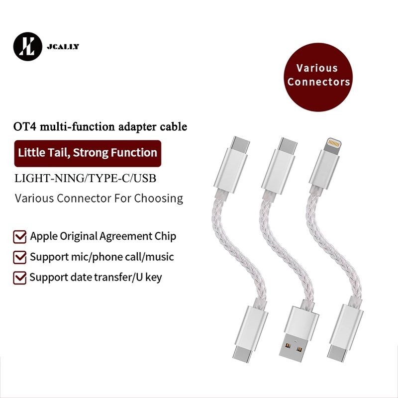 Jcally OTG Kabel Adaptor Multi-Fungsi Cocok Untuk Lampu-ning Komputer Android Tipe C Kabel Antarmuka Usb Untuk UP5 M3X UA2 ATOM LINK2 UA5 BEAM3S