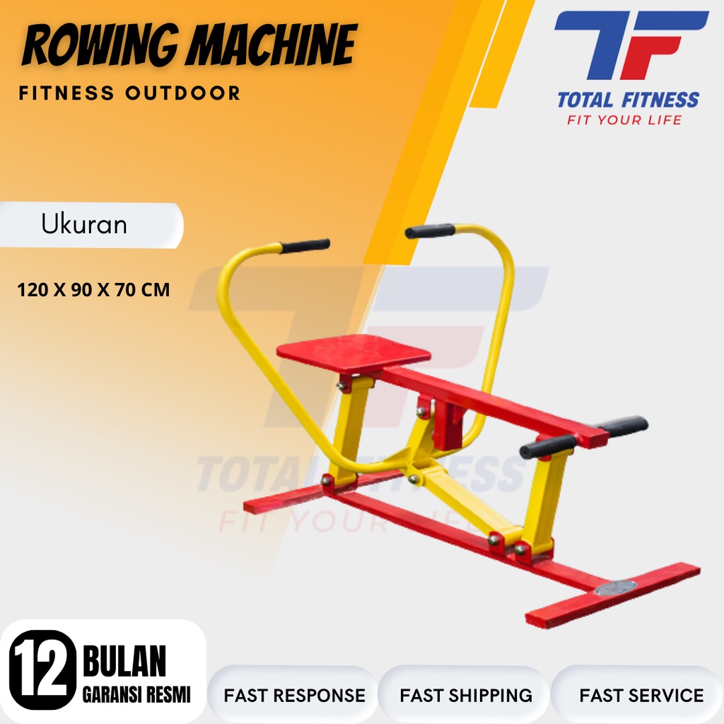 Alat Fitness Rowing Machine Outdoor