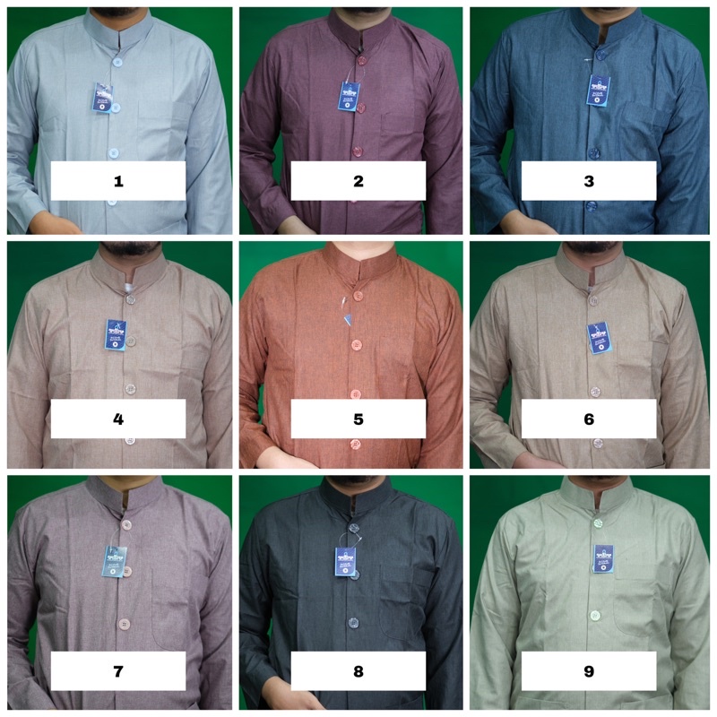 Baju Koko / Taqwa Model Haibah Bahan Katun Madinah Madroos Collections