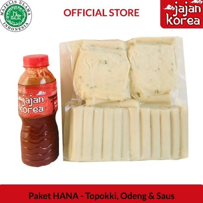 

Paket Hana Topokki, Odeng & Saos