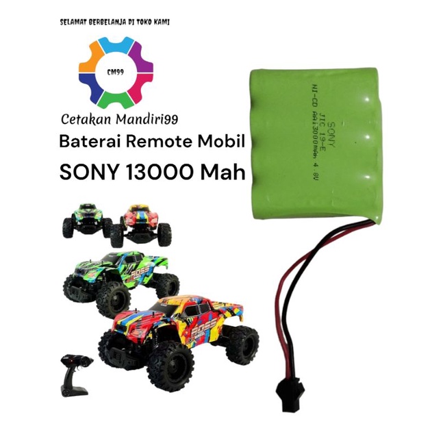 Baterai Rc 4 13000 mAh 4.8 V Ni-Cd Batreai Mobil Remote Kontrol batreai Pabrikan