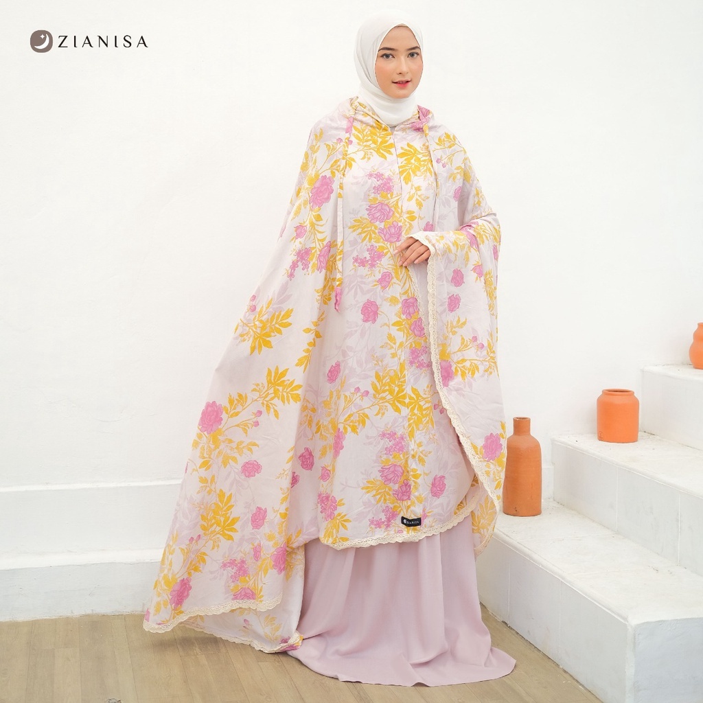 Mukena ZIANISA 2in1 NUSAYBAH Dewasa Jumbo Bahan Katun Rayon Premium Mukenah