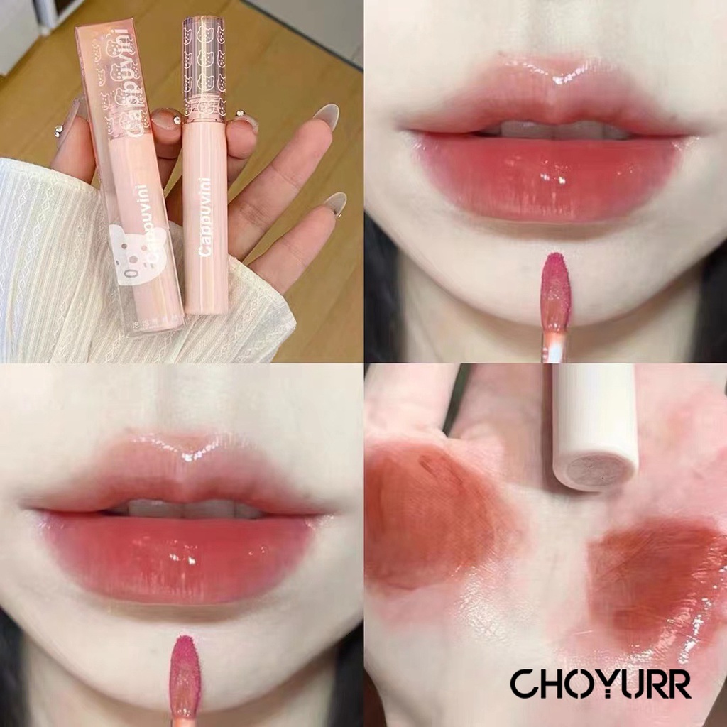 【COD】Kakashow Lipstick Pink Bear Jelly / Lip Gloss Korea / Lip Gloss Mirror Water / Lipstick Korean/ Lip Tint / Watery Lipstick-CH