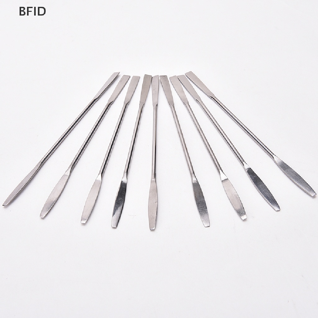 [BFID] 1pcs Wanita Stainless Steel Nail Art Makeup Palette Spatula Nada Batang Alat Kecantikan [ID]