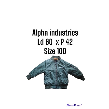 jaket bomber anak alpha industries second