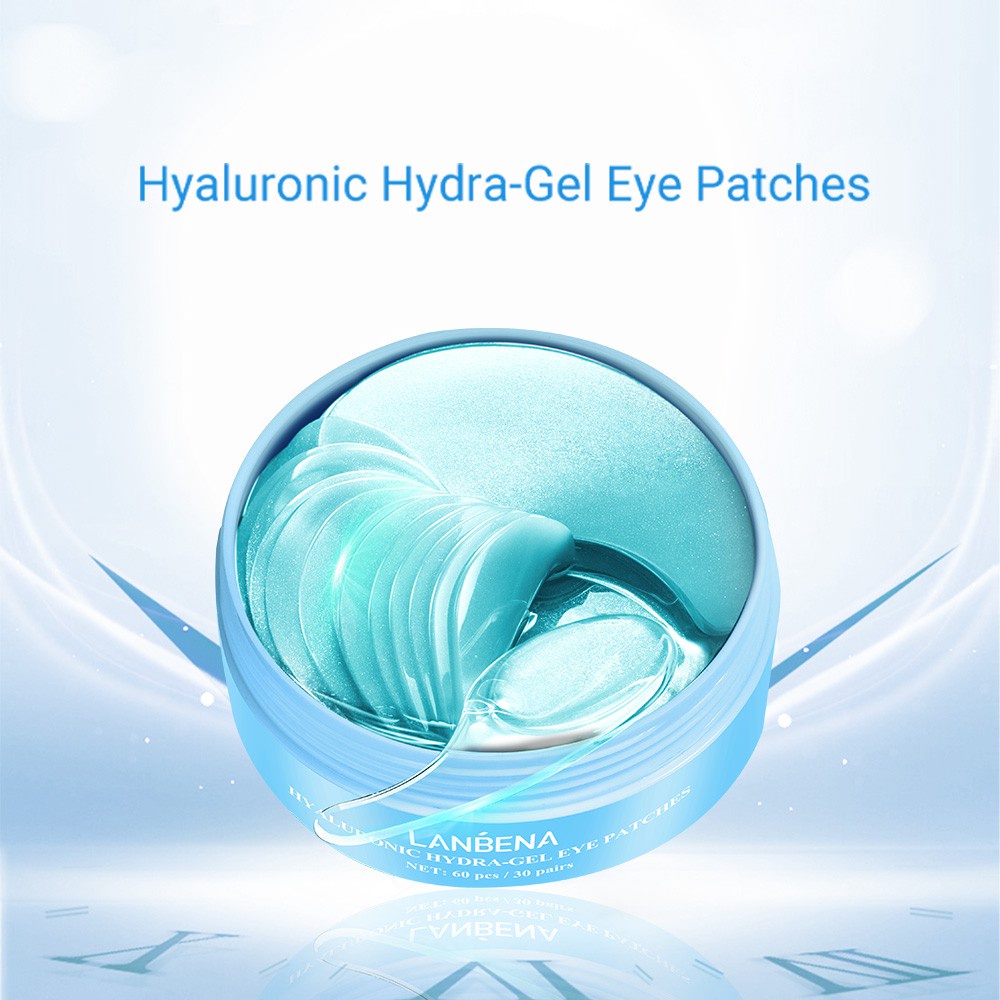 LANBENA Hyaluronic Acid Hydra-gel Eye Mask/Patches - Melembabkan (60 pcs)[BPOM]