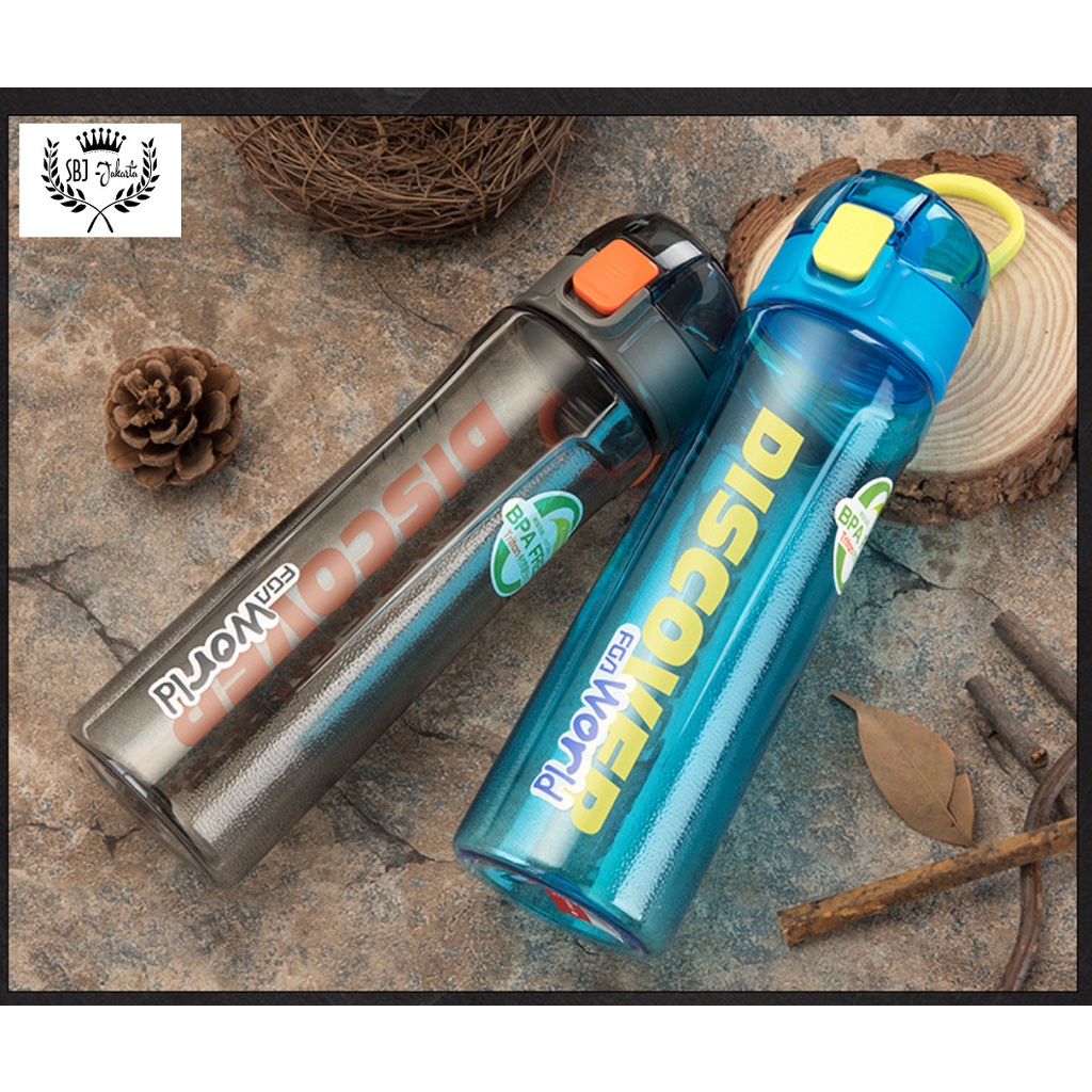 BOTOL MINUM TRITAN 100% BPA FREE FGA DISCOVER SPORT EDITION - 750ml - TANPA SEDOTAN