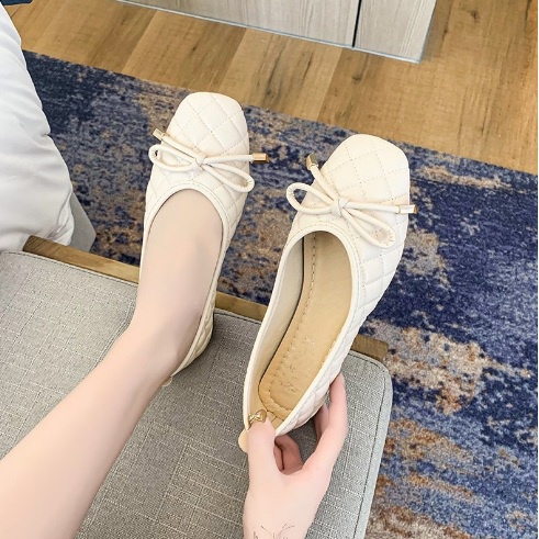 Sepatu Import sepatu wanita import model terbaru kekinian 2021-2 flat shoes sepatu santai