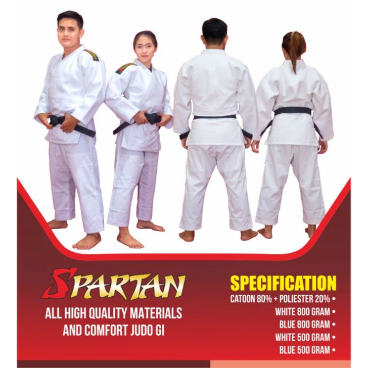 Gi Judo Spartan Original 800 Gram Competitin  NON IJF APPROVE