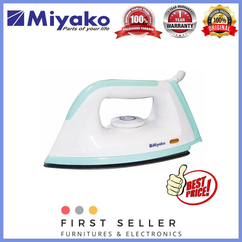 MIYAKO SETRIKA EI 1008 M / EI1008 M / EI-1008 M (395W) GARANSI RESMI