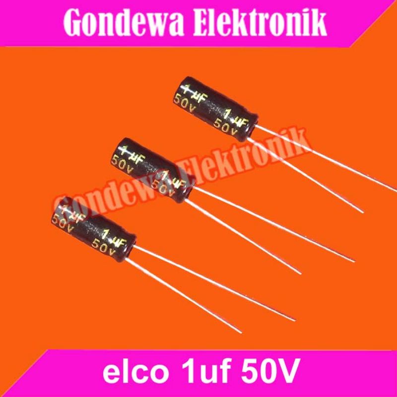 1uF 50V elco condensator capasitor