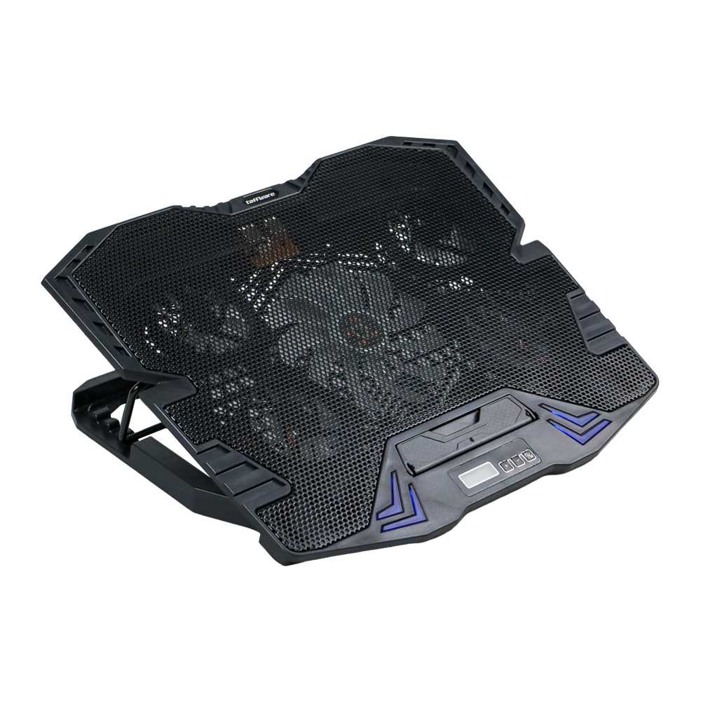 Cooling Pad Laptop 5 Kipas LCD Screen Display Alas Pendingin Laptop 6 Speed Adjustable 2 USB Port