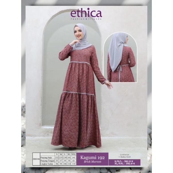 KAGUMI 192//GAMIS ETHICA//GAMIS KAGUMI PESTA