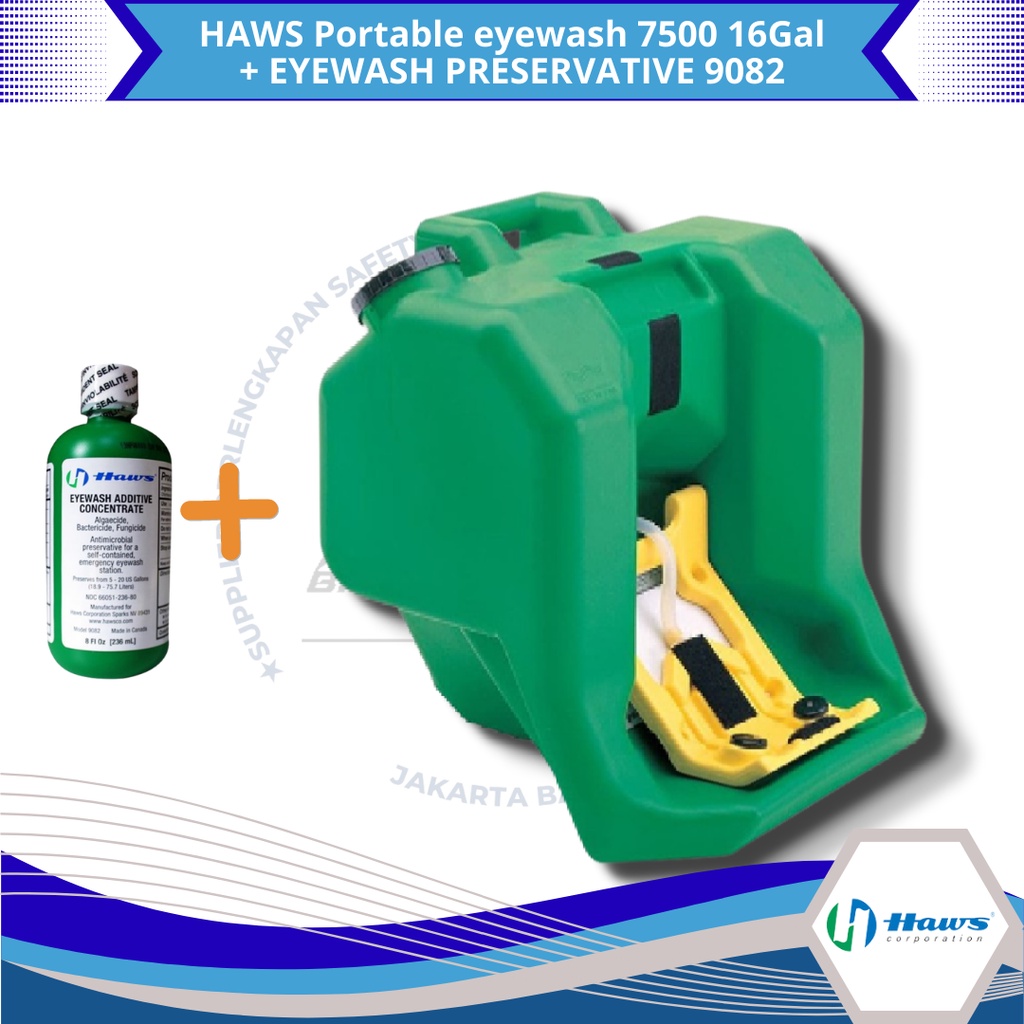 PAKET EYEWASH HAWS 7500 + CONCENTRATE 9082