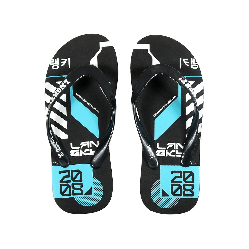 Langky Sandal Jepit Flip Flops SYPR Nero Hitam